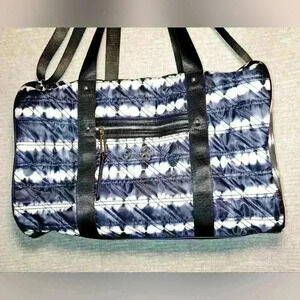 Jessica Simpson Weekender Overnight Tote Carry On Navy Tie Dyed